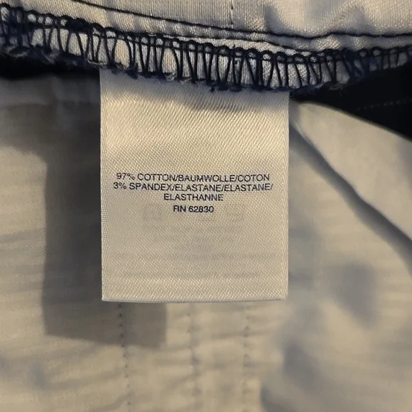 Land's End Navy pinstripe women's pants 12T - Picture 3 of 4